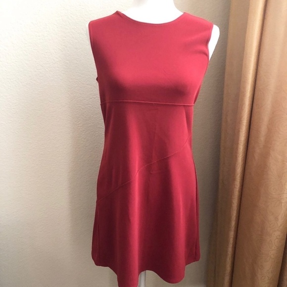 Express Little Red Dress size 3/4 above knee - Picture 1 of 2